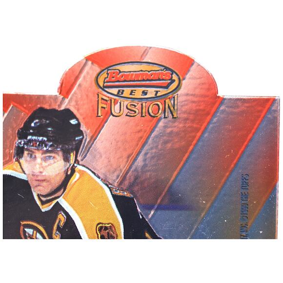 1998 Bowman's Best Mirror Image Fusion #F17 Ray Bourque Eric Brewer PSA 8 Pop 1 - Picture 4 of 7